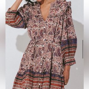 Cleobella Reign mini dress size large